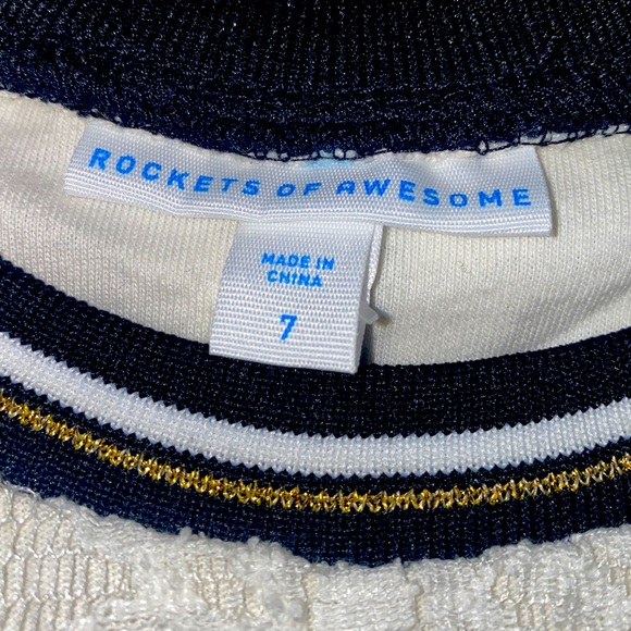 Rockets of Awesome Lace Contrast banded sweatshirt - Picture 5 of 8